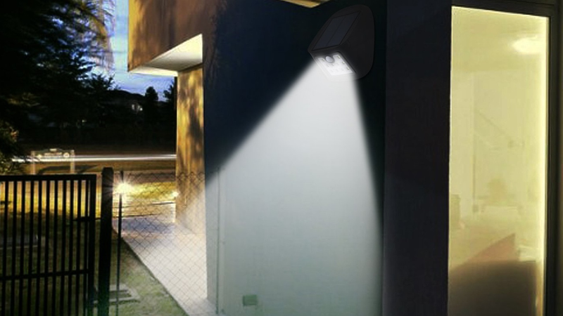 2-Pack Solar Spotlights, $9 with code VK7FNKCB